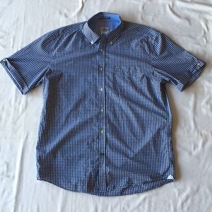 Lacoste blue checked shirt